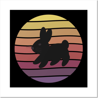 Cute rabbit bunny Posters and Art